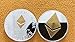 Ether Token (Set of 2) Coins Crypto Currency for Ethereum Network