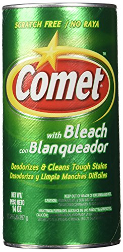 Comet with Bleach (Scratch Free) NET WT 14OZ.