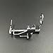 Kalevel Metal Free Motion Quilting Darning Sewing Machine Presser Foot Compatible with Low Shank Sewing Machine