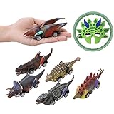 Dinosaur Cars- Pull Back Dinosaur Vehicle Set With Wheel New Vehicles Car Toy Mini Pull Back Dino Cars Toy for 3-14 Year Toddlers Boys Girls,Animal Vehicles for Kids Party Great Toys Gift Favors-7Pack