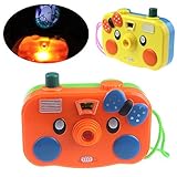Gbell Projection Camera Toy, Simulation Digital Camera Children Educational Gift Toys for Toddlers Baby Boys Girls 0-3 Year Old (Random)
