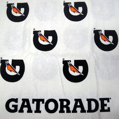 Gatorade G Towel, 22&quot; x 42&quot; White/Black/Orange