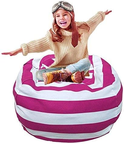 Extra Large Stuffed Animal Toy Storage Bean Bag Organizer Kids Soft Seat Cover