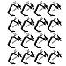 CHAUVET CLP-03 Standard C Clamps for DJ Lighting Setups and Systems, Fits 1-2 Inch Truss for Stable & Safe Light Mounting, 44 Pound Capacity, 16 Count