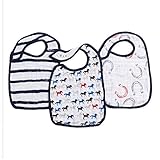 aden + anais snap bib 3 pack, wild horses