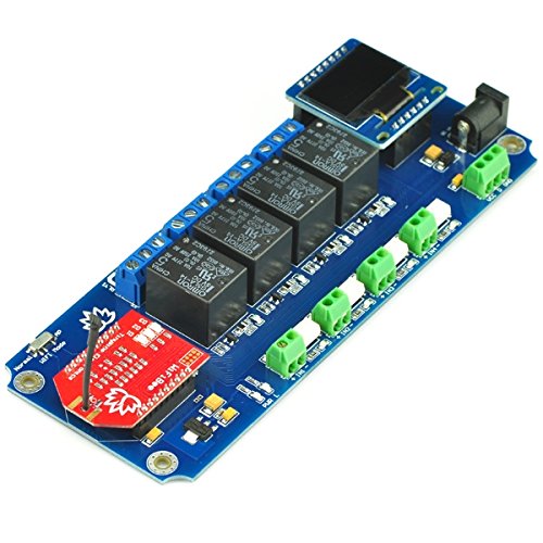 4 Channel Outputs ,4 optically Isolated Inputs WiFi Smartphone Relay