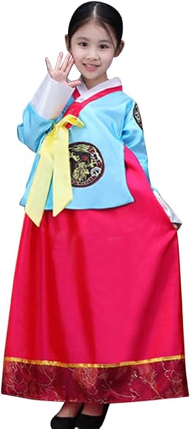 Crb Fashion Girls Traditional Kids Korean Hanbok Outfit Dress Costume