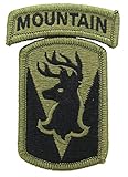 86th IBCT Infantry Brigade Combat Team OCP Patch with Mountain TAB