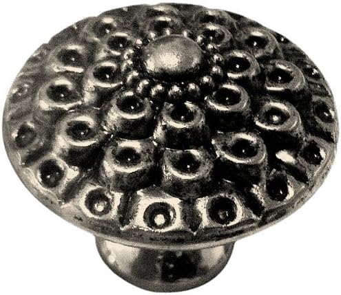 Knobware C5099 1-1/8-Inch Vintage American Bubble Step Knob, Antique Nickel