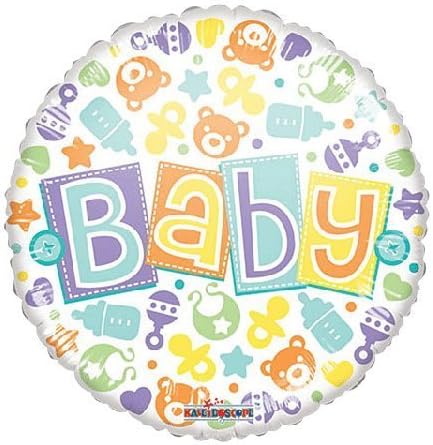CONVER USA Baby Pastel Gellibean Balloon, 18"