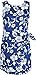 RJC Women's Hibiscus Pareo Hawaiian Mock Wrap Sarong Dress