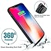 ALCLAP iPhone X Battery Case, 3600mAh Rechargeable Charger Case Portable Charging Case Compatible iPhone X /10 (5.8 inch)-Black