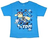 Tube Heroes TDM Boys Shirt 4-12 (L 10/12, Blue)