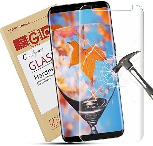 Galaxy S8 Plus Screen Protector,Coddycase Galaxy S8 Plus Tempered Glass, [Case Friendly][Anti-Scratch] 3D Curved Tempered Glass Screen Protector for Samsung Galaxy S8 Plus (Color 2)
