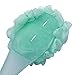 Bubble_Shop Bath Shower Ball Body Back Brush Nylon Mesh Supersoft Sponge Long Handle (Green)