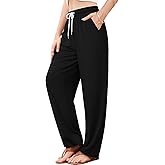 QIANXIZHAN Women's Joggers Pants, Sweatpants Lounge Yoga Boho Trousers with Pockets