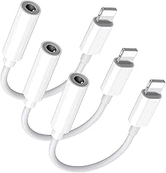 Lightning to 3.5 mm Headphone Jack Adapter, [Apple