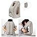Airplane Pillow, Travel Pillow, Inflatable Flight Pillow, RayCue Ergonomic Head Neck Rest Pillow for Airplane, Cars, Office Napping, Trains, Buses, Office Sleep, Outdoor Camping