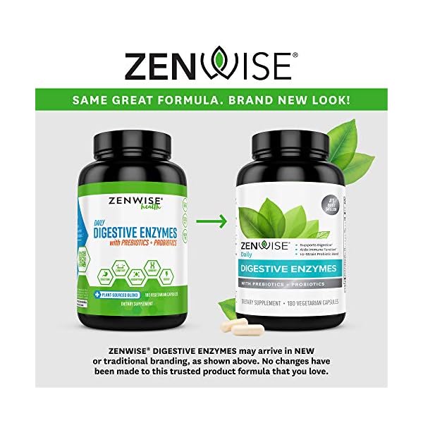 Zenwise Probiotic Digestive Multi Enzymes, Probiotics for Digestive