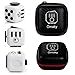 Omaky Fidget Cube Anxiety Attention Toy With Delicate Box Relieves Stress And Anxiety And Relax for Work, Class, Home (Black White)