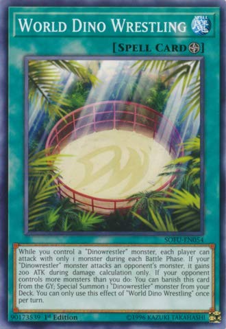 Yu-Gi-Oh! - World Dino Wrestling - SOFU-EN054 - Soul Fusion - 1st Edition - Common