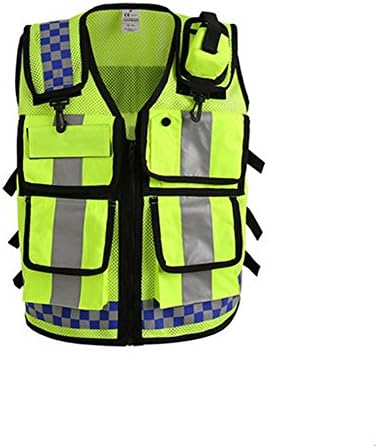 VanSafety Reflective Vest Safety High Visibility Gear Breathable Mesh Running Cycling Biking Women Men