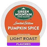 Green Mountain Coffee Roasters Pumpkin Spice, Single Serve Coffee K-Cup Pod, Flavored Coffee, 24