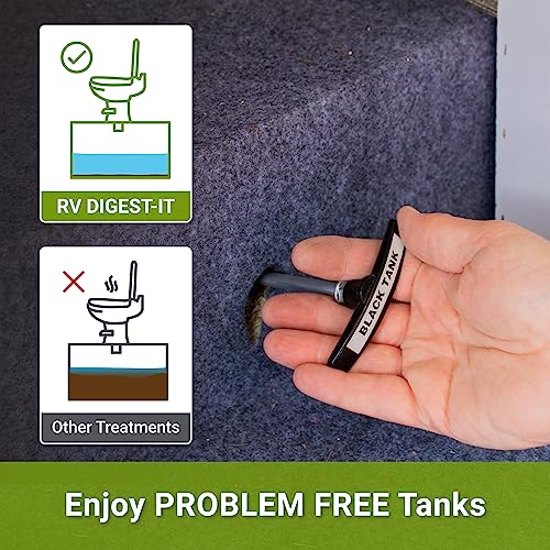 Unique RV DigestIt Holding Tank Treatment, Concentrated Liquid Treatment, Eliminates Toilet