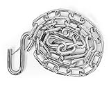Camco Heavy Duty Steel 48" Safety Chains with Spring Hooks - Secures Tow Vehicle to Trailer | Class II 3,500 lb Capacity | Great for RV, Trailer, and Boat Towing |Rust Resistant - (50023)