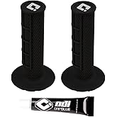ODI Dirtbike Grips MX Half Waffle Grip Set with Glue Choose Your Color