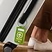 WALNEW Luggage Tag- Initial Bag Tag with Stainless Steel Loop Suitcase Label 2 Pieces Set (Green, 2 Piece)