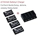Drones Battery Charger,Kasien 4 x 700mah Battery For Parrot Mambo Mini Drones Jumping Rolling Spider + Charger