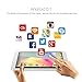 iRULU eXpro X1s IPS 8 Inch Google Android Tablet PC, 5.1 Lollipop, HD 1280800 Resolution, 1GB RAM, 16GB Flash, Micro HDMI, Bluetooth 4.0, 3D Games Supported, Dual Cameras, Metal Rear (Silver Back)