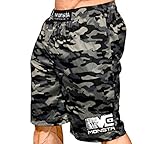 Monsta Clothing Co. Men's MC-Full-Camo-(SRT-244) Shorts