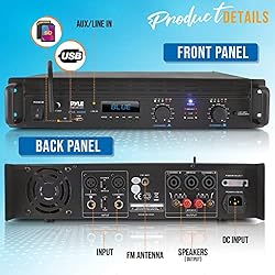 Pyle Professional Audio Bluetooth Power Amplifier