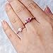 Gieschen Jewelers 'Lace X' 14K Rose/White Gold-Plated Simulated Pearl Ring