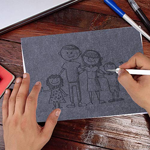 Selizo 150 Pcs Tracing Paper and Carbon Graphite Paper for Wood Burning