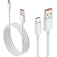 6A for Xiaomi Cable Charger 120W Hypercharge Turbo USB Type C Fast Charging Cable for Xiaomi 15 14 13 12 14t 13t 12t 12s Pro Lite Redmi Note K80 K70 K60 11 11s Plus Poco X6 X5 X4 Black Shark 3ft/6ft