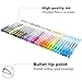 120 Glitter Gel Pens for Adult Coloring Books Glitter Pens Neon Colored Pens Art Markers for Drawing Doodling Crafts Scrapbooks Bullet Journal, Sparkle Gel Pen Marker Set