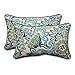 Pillow Perfect Floral Indoor/Outdoor Accent Throw Pillow Plush Fill, Weather, and Fade Resistant, Lumbar - 11.5