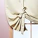 Best Home Fashion Thermal Insulated Blackout Tie-Up Window Shade - Rod Pocket - Beige - 42