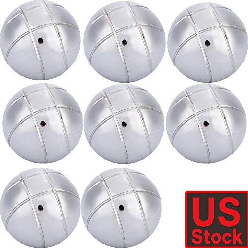 Amazon Phasuk フレンチボール ステンレススチール製ブール8個セット ペタンク アウトドア キャリーケース ガーデンゲーム Phasuk レクリエーションスポーツ