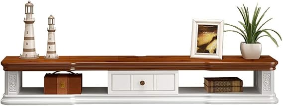 Soporte de TV flotante TV montado en la pared estantes Gabinete Media