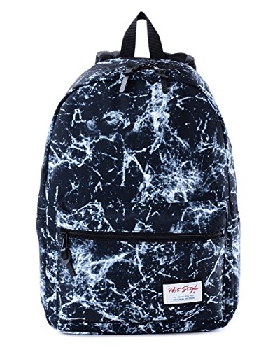 HotStyle TrendyMax Electric Pattern Kids School Backpack Fits 15-inch Laptop, Black