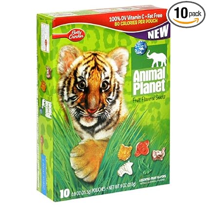 Betty crocker Fruit snacks animal Planet assorted (016000346178)