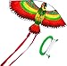 HENGDA KITE- Kites for Kids Children Lovely Cartoon Red Parrot Kites with Flying Line