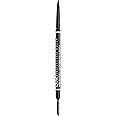NYX Professional Makeup Micro Brow Pencil, Dual- Ended Eyebrow Pencil, With Integrated Spoolie, For Natural Looking Brows, Ve