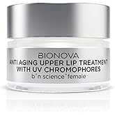 BIONOVA Anti-Aging Upper Lip Treatment with UV Chromophores - Reduce Mild to Deep Vertical Lip Lines, Wrinkles and Prevent Lipstick Bleeding (0.5 oz)