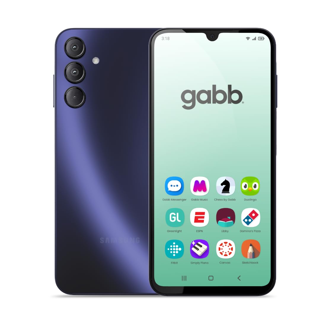 Gabb Phone 4 Pro - Best Smartphone for Kids and Teens, GPS Tracker, No Social Media or Internet, Parental Controls, Phone Plan Required