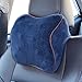 Vitodeco Velour Neck Pillow for Travel - Best Memory Foam Travel Cushion; Neck Pillow; Car Pillow; Neck Rest Pillow; Neck Support Pillow with Massage Spots (Blue)